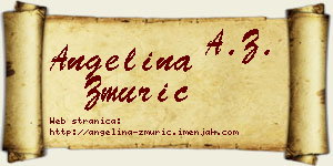 Angelina Žmurić vizit kartica
